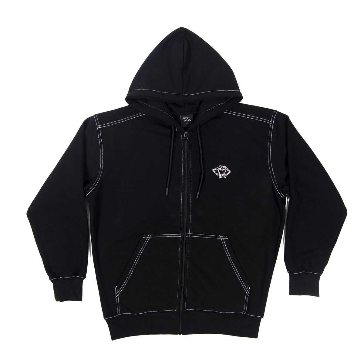 LOGO ZIP UP HOODIE – Screw Loose Fastening Co.