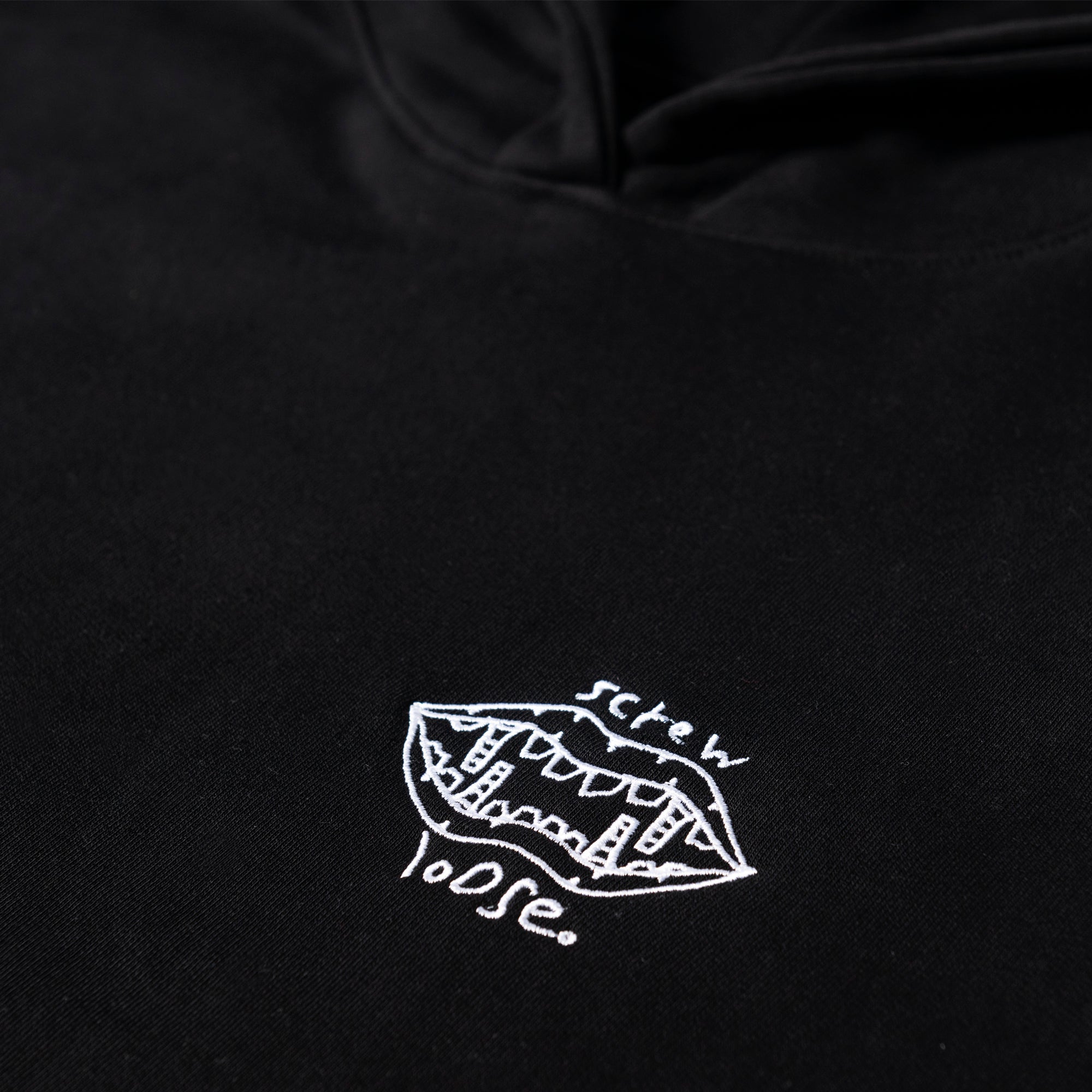 TRACKSUIT HOODIE BLACK – Screw Loose Fastening Co.